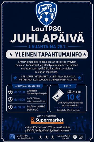 LauTP80v JUHLAPÄIVÄ 25.7.