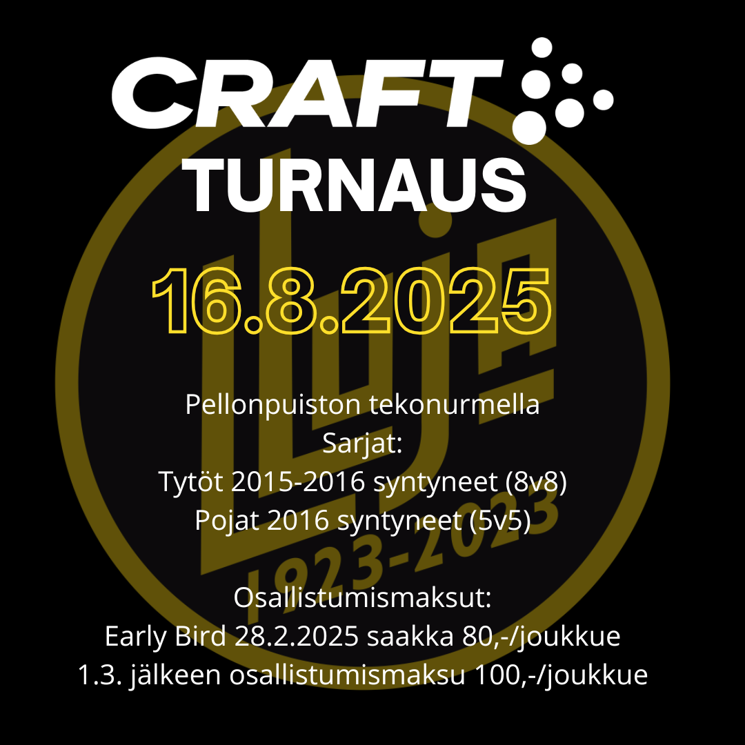 CRAFT-turnaus elokuussa