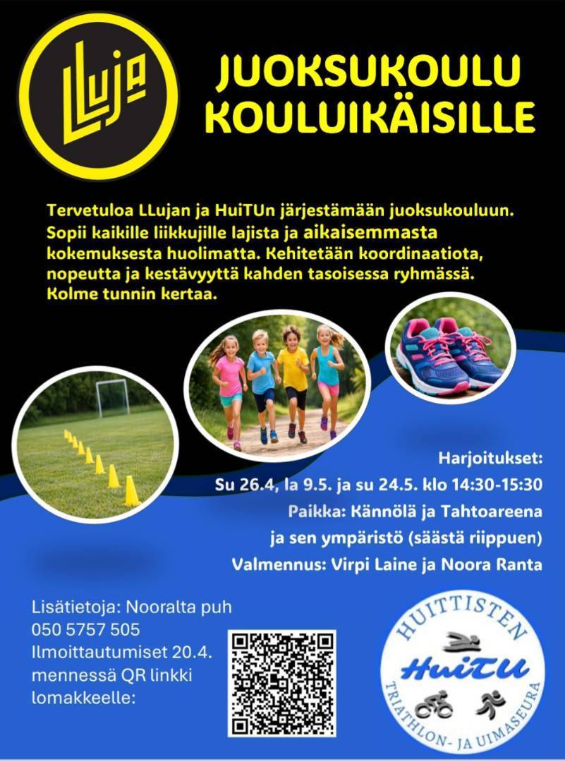 Tervetuloa ilmaiseen juoksukouluun!