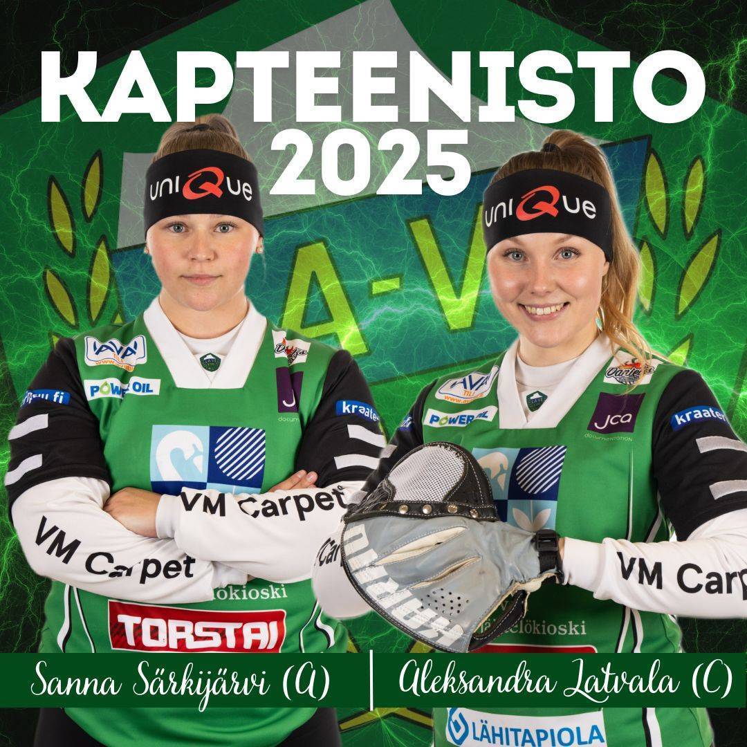 Seuraikonit toimivat Lavettarien kapteeneina kaudella 2025