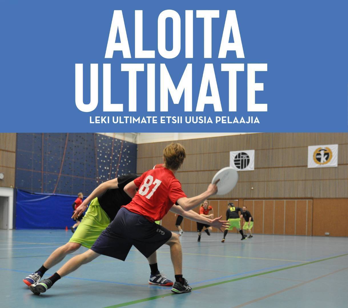 Tervetuloa ultimaten juniorivuorolle