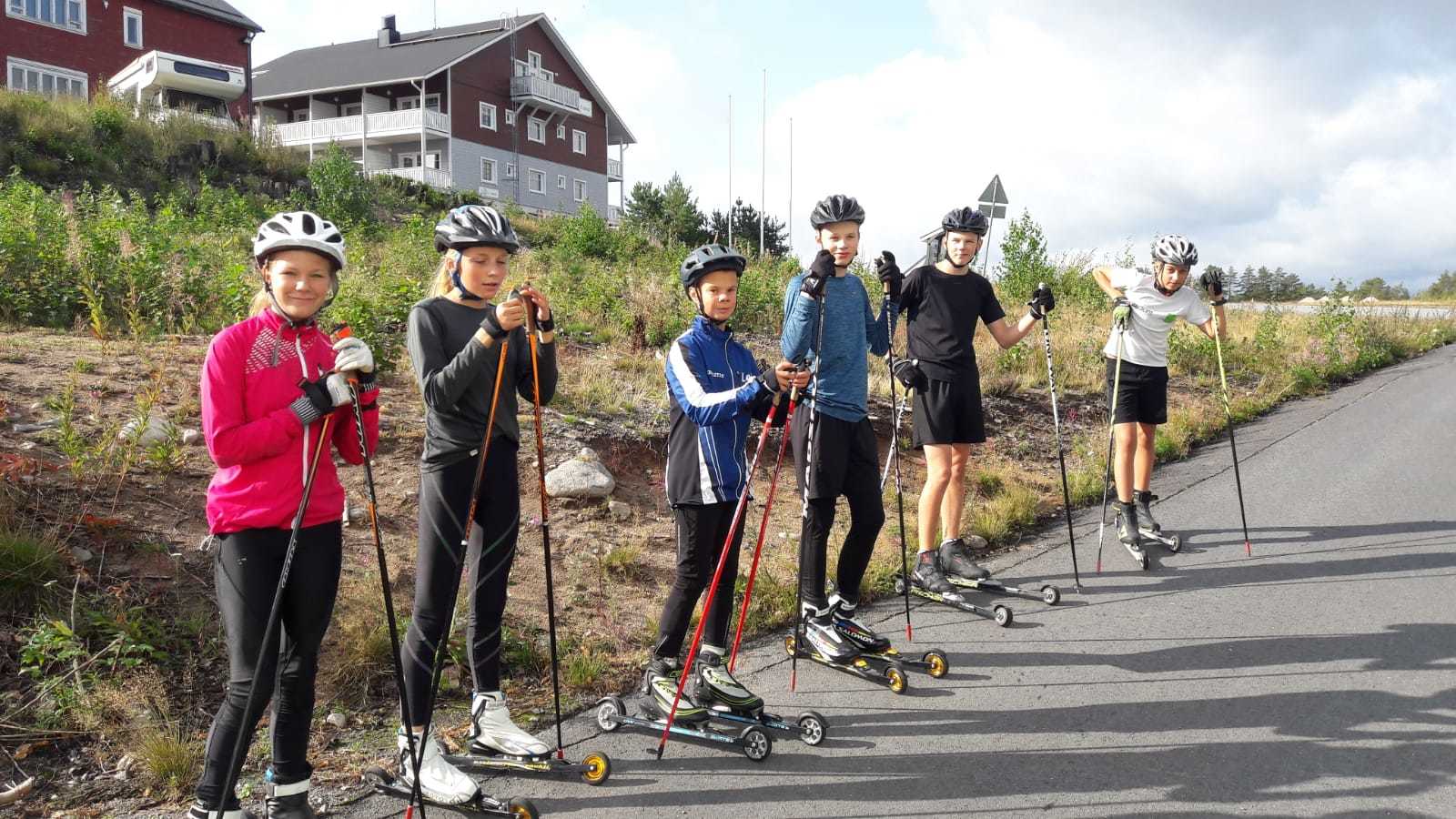Junior Ski Team ja Mini Ski Team Jämillä 25.-26.8.2018