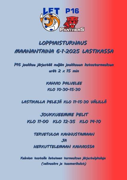 Tervetuloa 6.1. Lastikalle