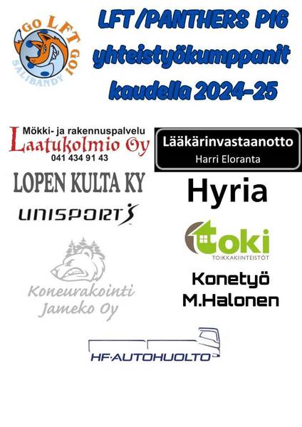 KIITOS YHTEISTYÖKUMPPANEILLE