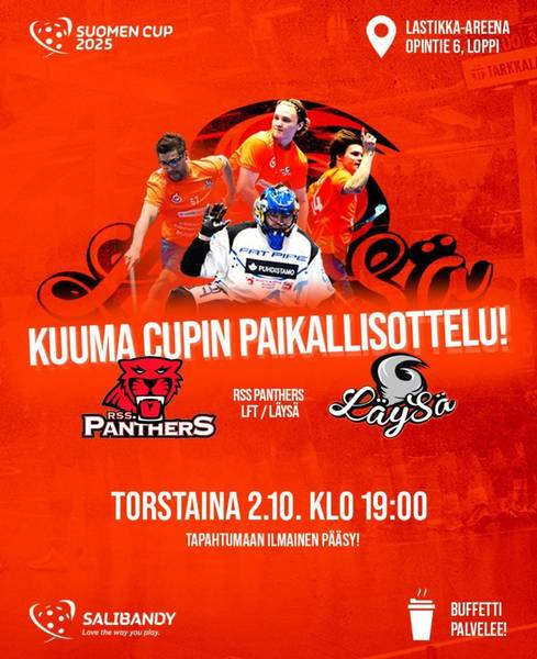 RSS Panthers VS LFT/LäySä torstaina 2.10. Klo 19 Lastikassa