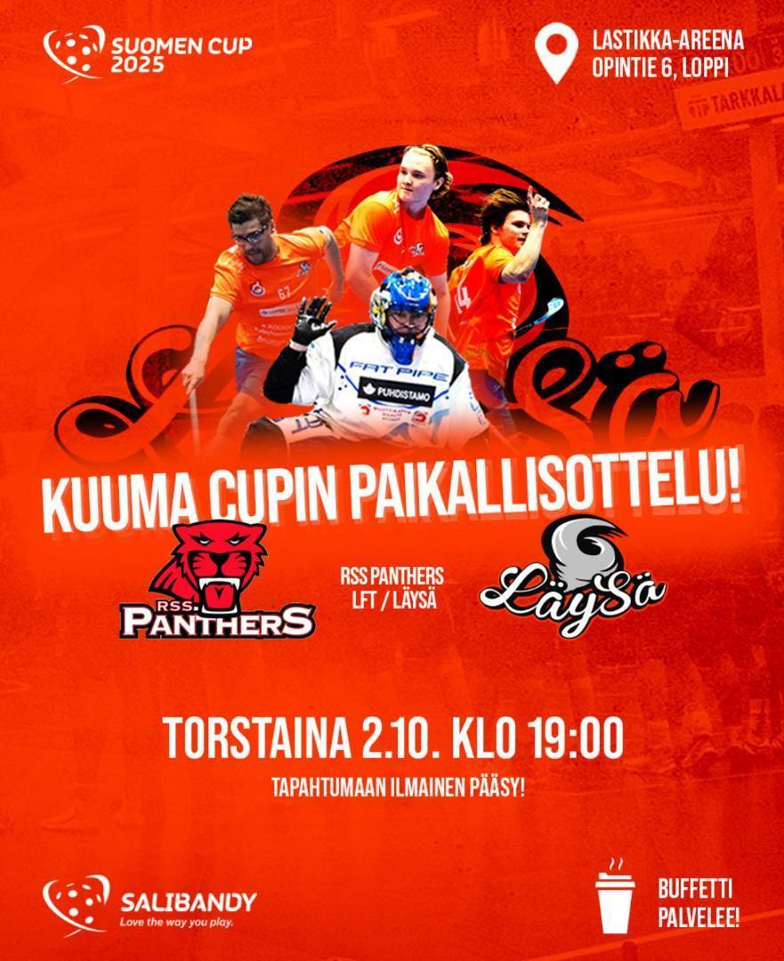RSS Panthers VS LFT/LäySä torstaina 2.10. Klo 19 Lastikassa