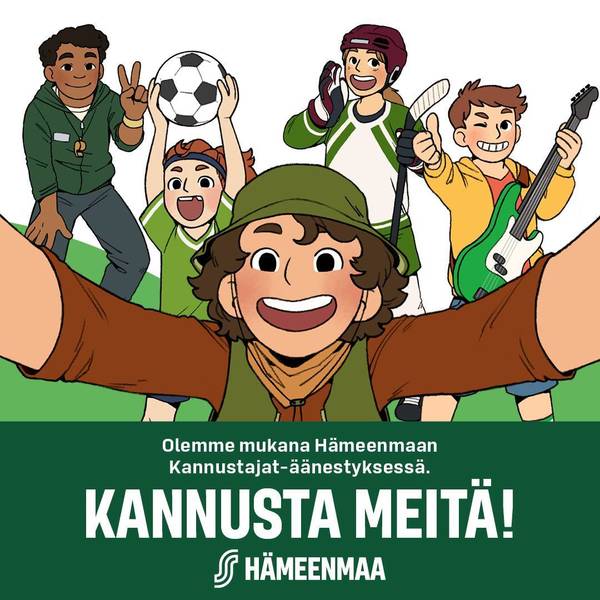 Kannusta meitä!