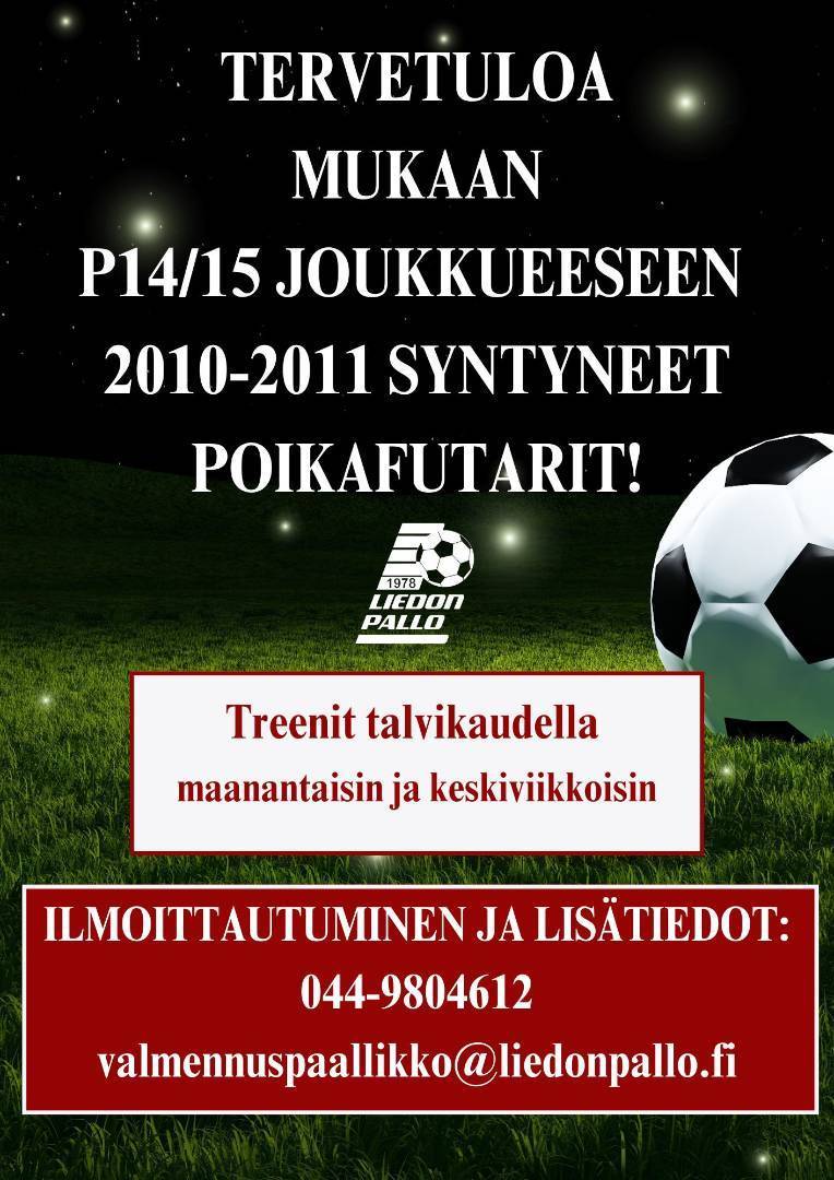 Uusia joukkuekavereita hakusessa!​