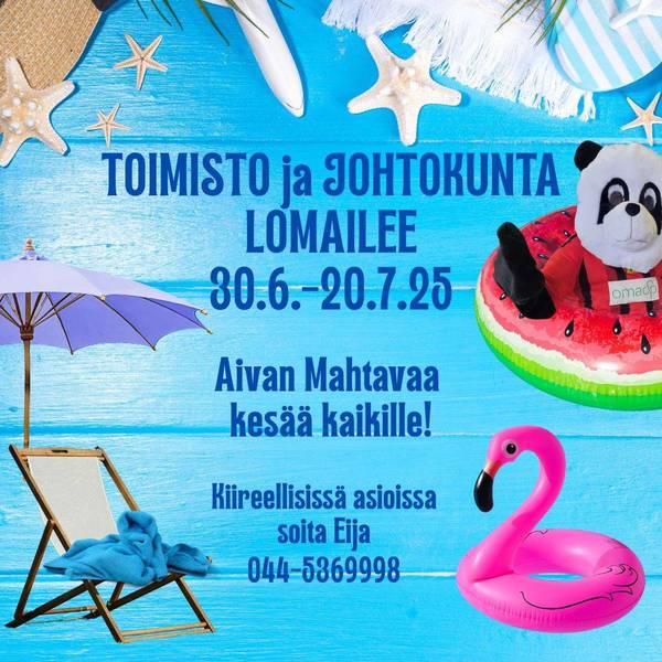 Mukavaa kesää kaikille! 