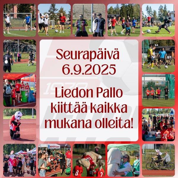 Liedon Pallo kiittää!