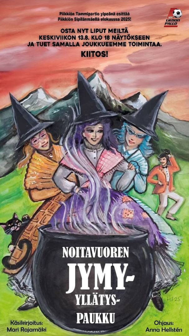 Lähde kesällä Tammipartion kesäteatteriin - osta liput meiltä!