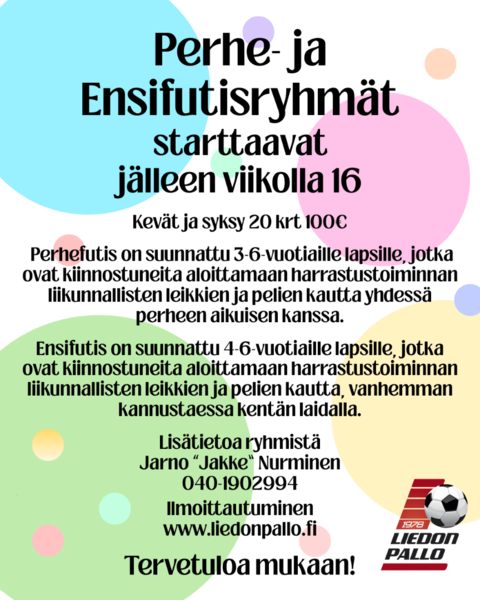 Perhe- ja ensifutis 2026