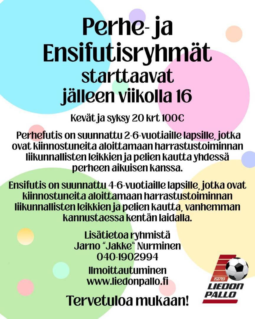 Perhe- ja ensifutis 2026