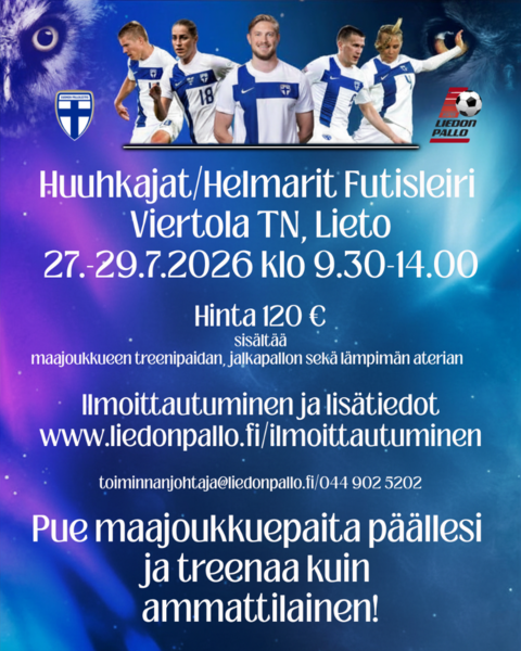 Futisleiri Viertolassa 27.-.29.7.2026