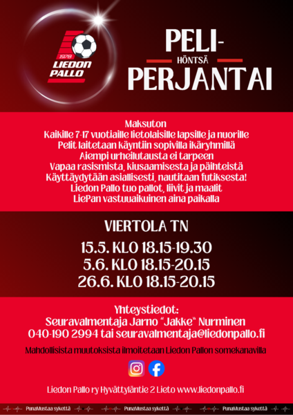 Peliperjantait käynnistyy jälleen Viertolassa!