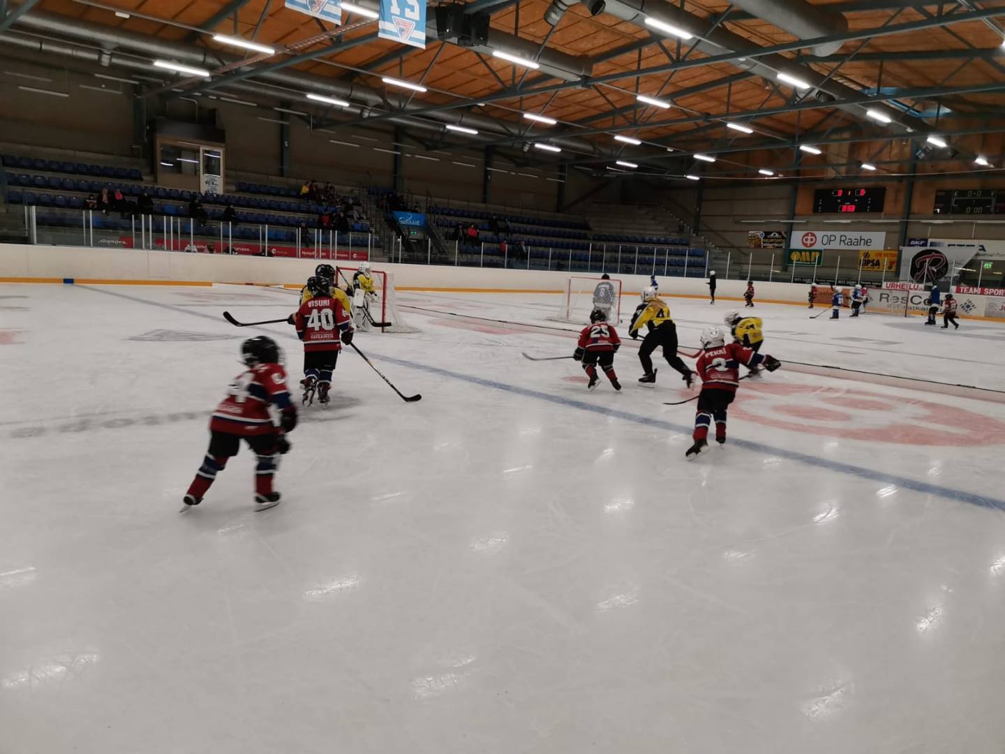 Limingan Kiekon U9-junioreiden kauden ensimmäinen turnaus Raahessa