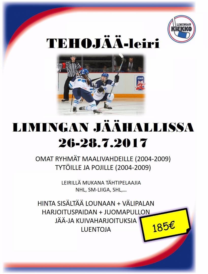 Tehojää-Leiri Limingassa 26-28.7.2017