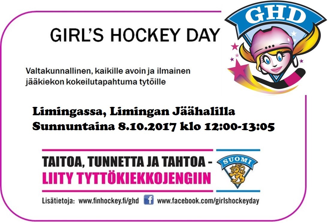 Girl's Hockey Day 8.10.2017 klo 12:00
