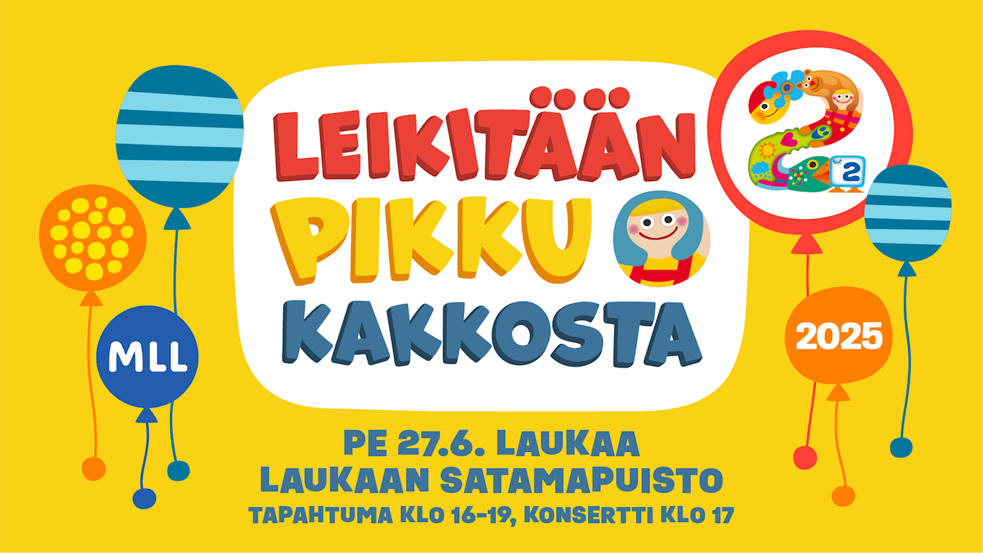 Leikitään Pikku Kakkosta-tapahtuma pe 27.6.2025