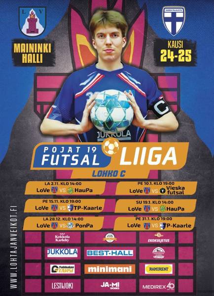 P19 futsal-liigan kotipelit Mainingissa