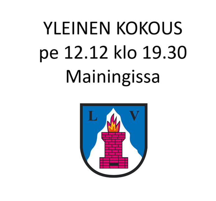 Voimistelu ja Urheiluseura Lohtajan Veikot yleinen kokous 12.12.2025