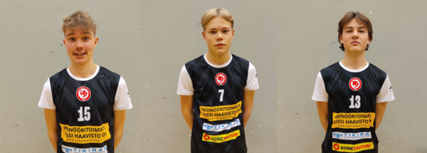 Aarni, Kassu ja Nuutti mukaan U18-maajoukkueleirille
