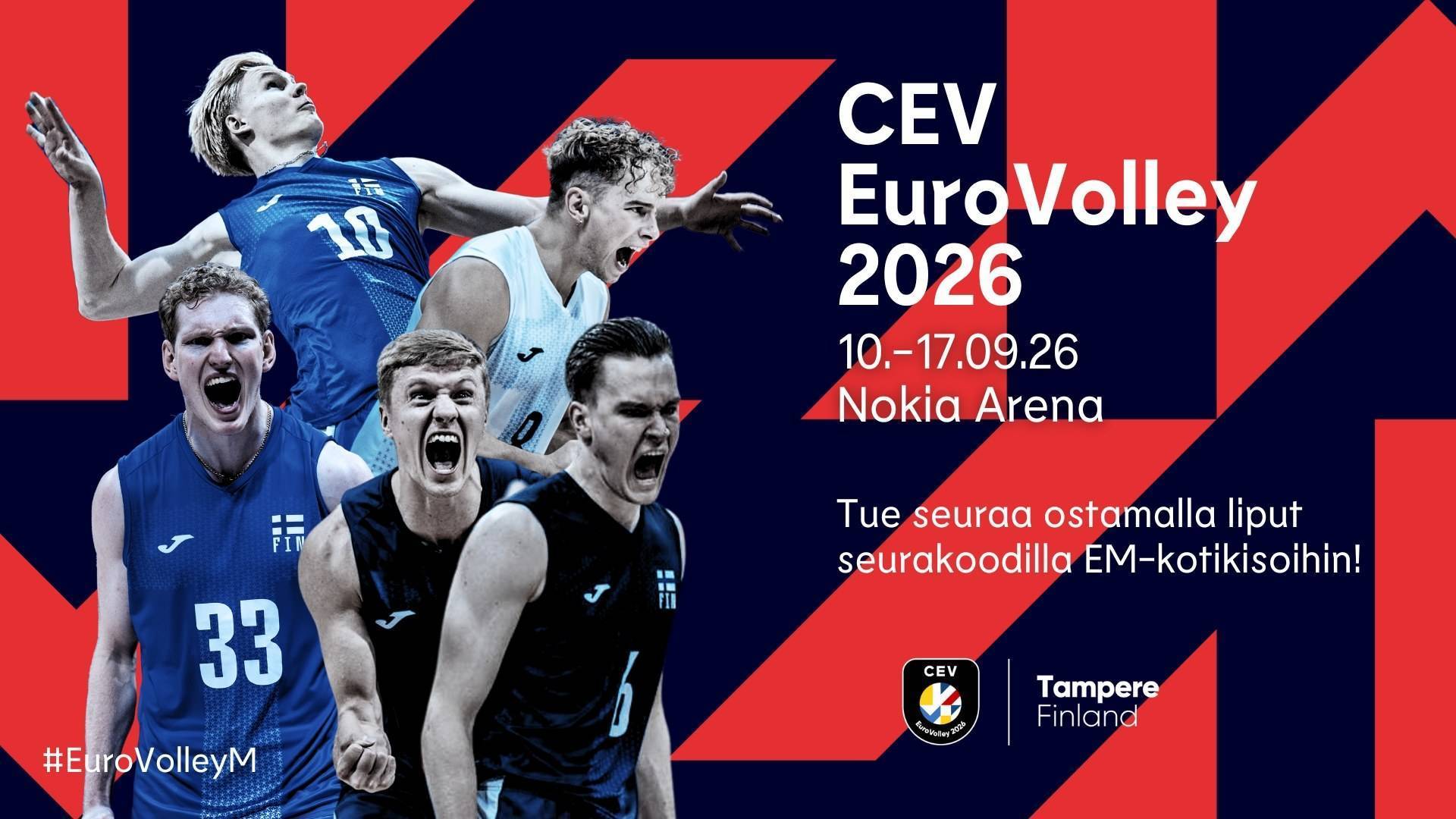 Seuramyyntikoodilla EM-kisoihin Tampereelle