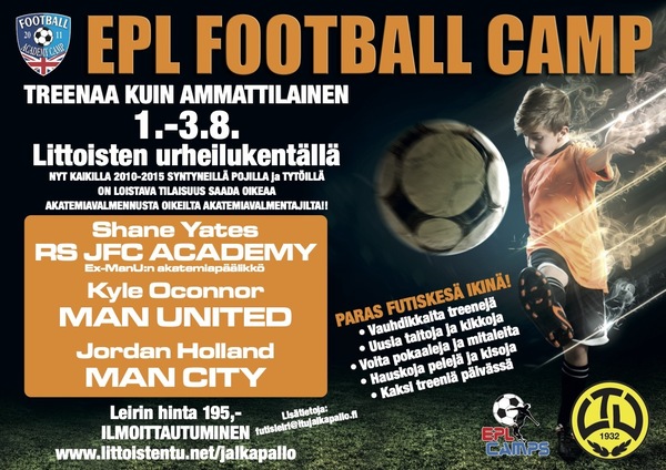 EPL Football Camp 1.-3.8.2023 Littoisten kht:llä
