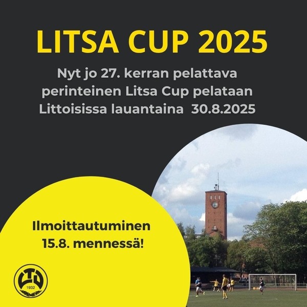 27.Litsa Cup lauantaina 30.8.2025 Littoisten kht-kentällä