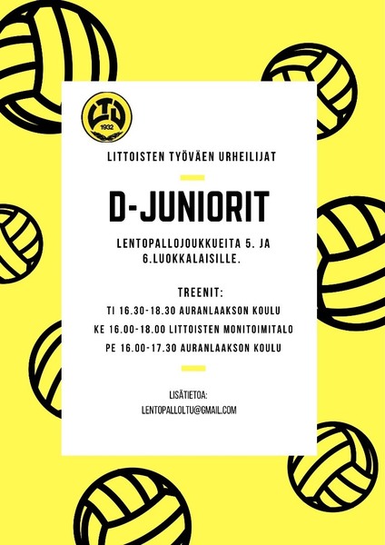 D-junioreiden treeniajat kaudella 2025-2026