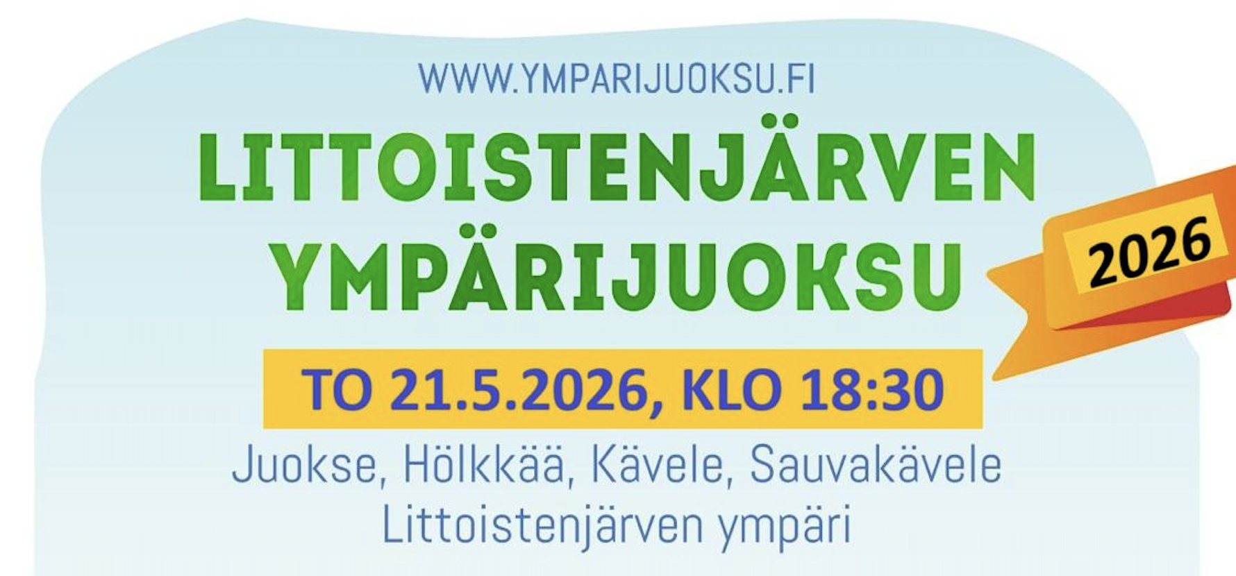 Littoistenjärven ympärijuoksu 21.5.