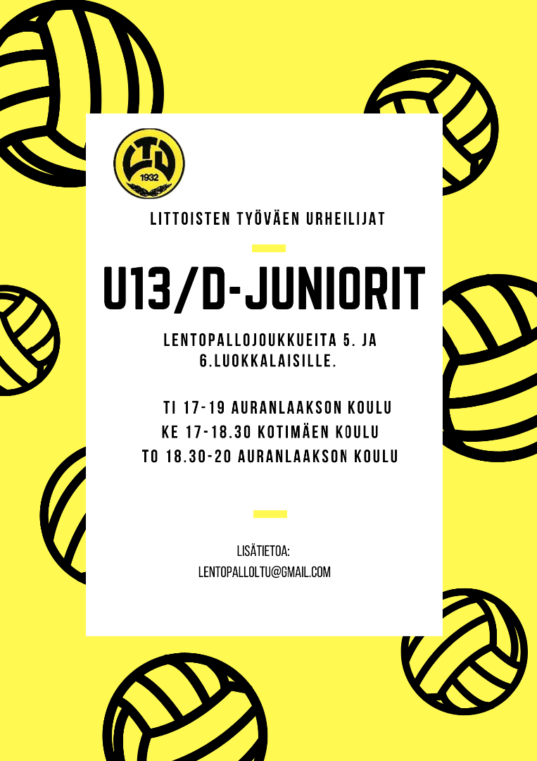 U13 jatkaa 18.8.