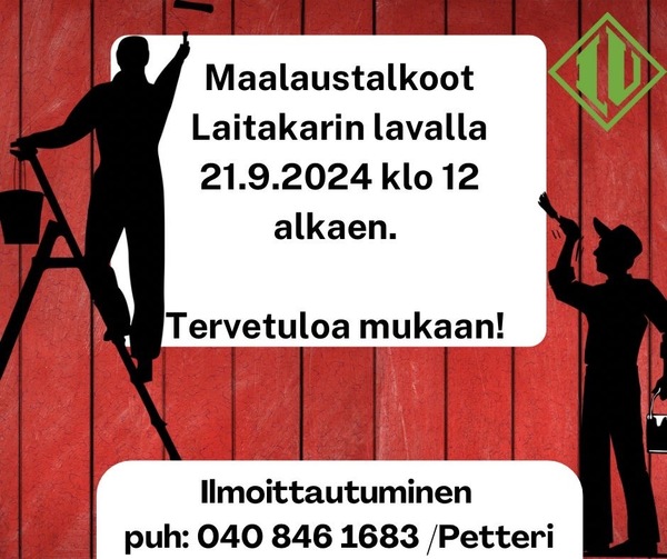 Laitakarin lavan maalaustalkoot