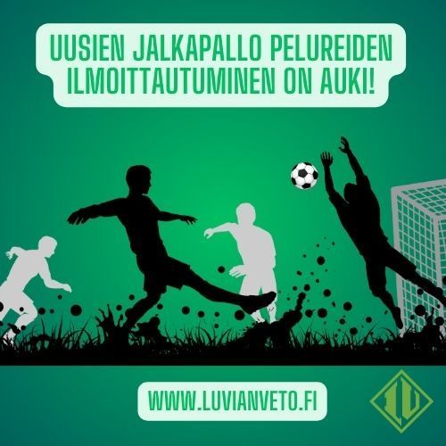 Uusien pelureiden ilmoittautuminen on auki