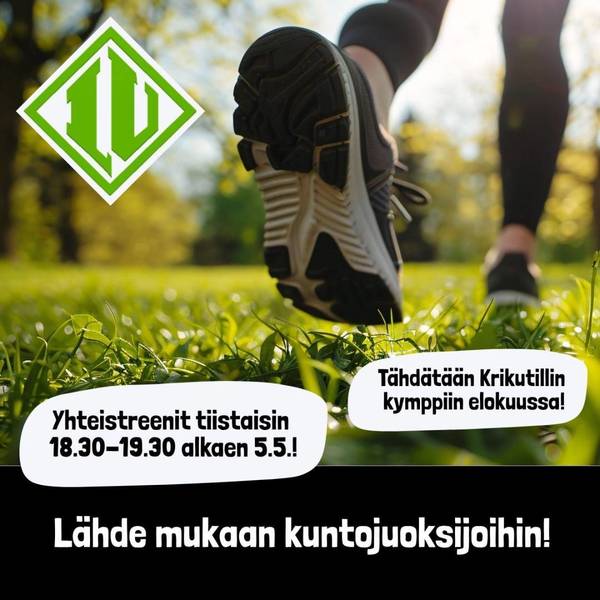 Ilmoittautuminen kuntojuoksijoihin 2026 on avattu!