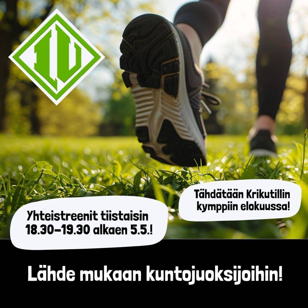Ilmoittautuminen kuntojuoksijoihin 2026 on avattu!