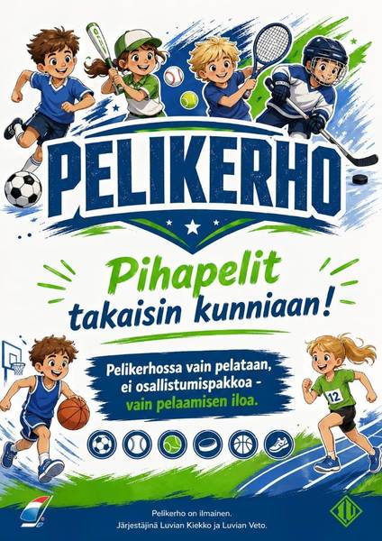 ​Pelikerho saapuu Luvialle! 🔥