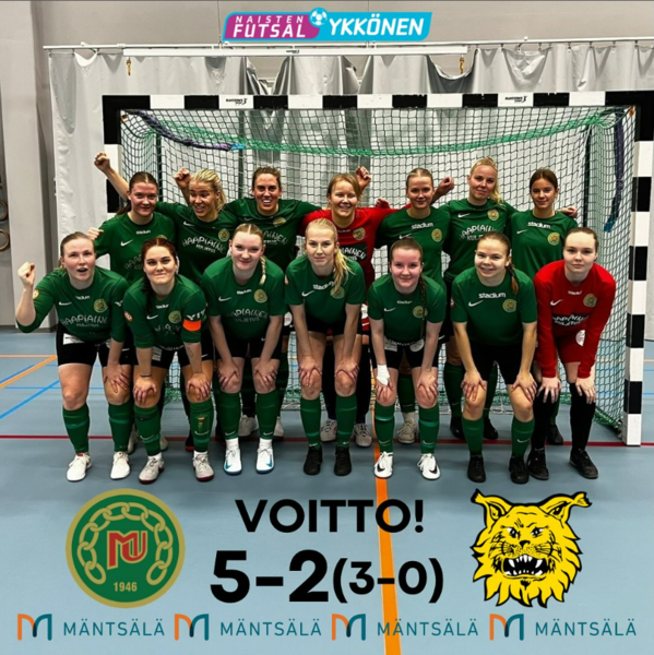 Futsal Naisille kauden ensimmäisestä ottelusta voitto!