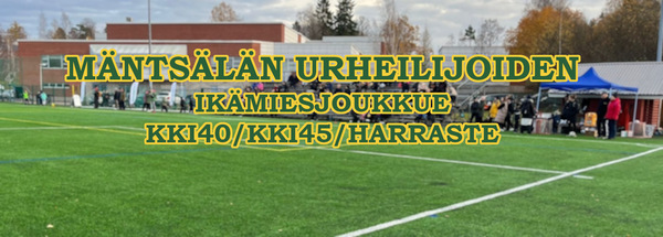 Tule mukaan Mäntsälän Urheilijoiden ikämiesjoukkueeseen!