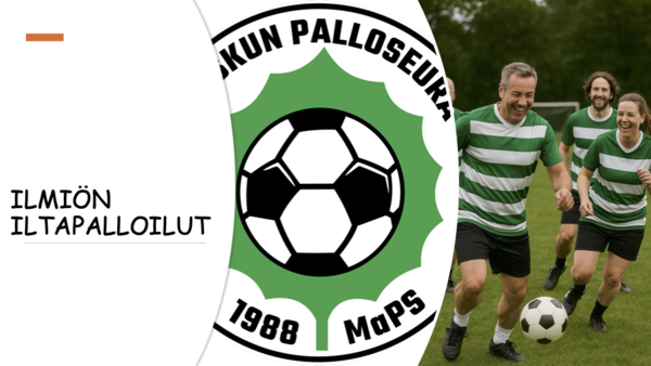 ​Ilmiön iltapalloilut – matalan kynnyksen jalkapalloa yli 13 -vuotiaille