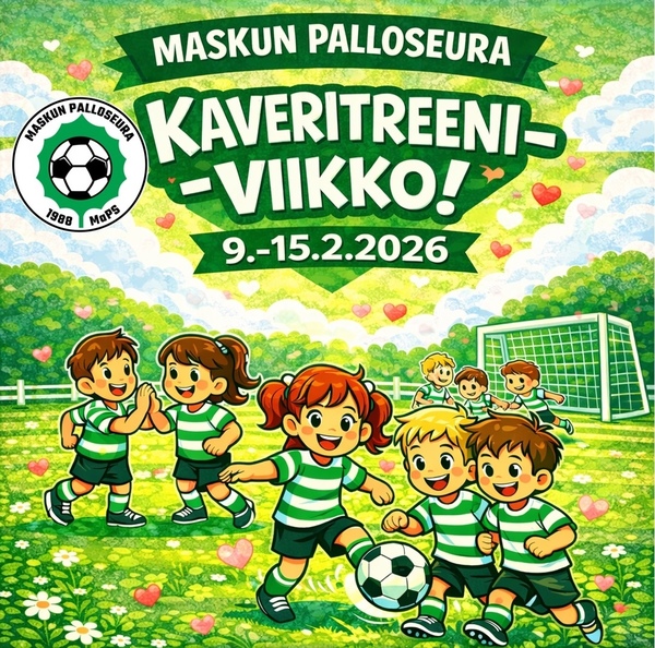 Kaveritreeniviikko MaPS:ssa 9.–15.2.2026 ⚽💚