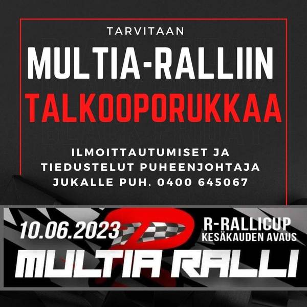 Multia-ralli 10.6.2023