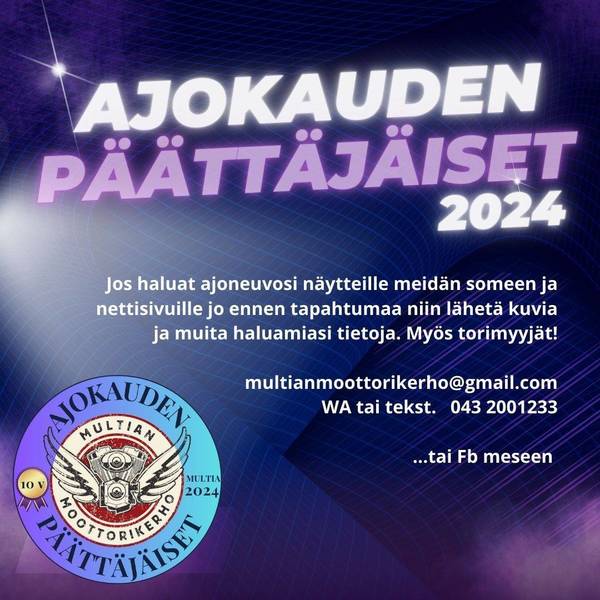 Ajokauden päättäjäiset 2024