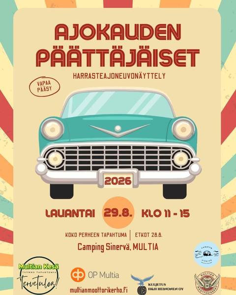 Ajokauden päättäjäiset 2026