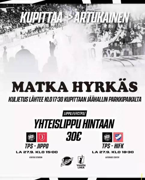 TPS jalkapallo meets jääkiekko