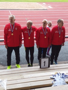 Vasemmalta: Olavi Brandt, Reijo Vauhkonen, Pertti Härkönen ja Antero Rossi.