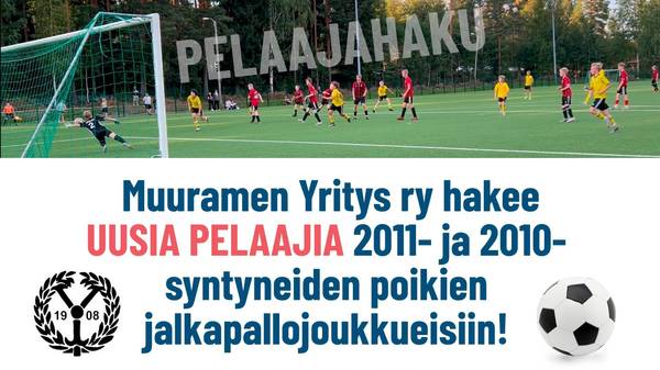 Pelaajahaku käynnissä!