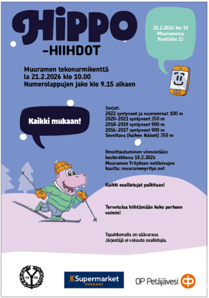 Hippo-hiihdot la 21.2.2026