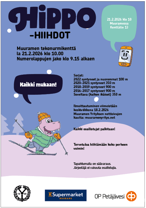 Hippo-hiihdot la 21.2.2026