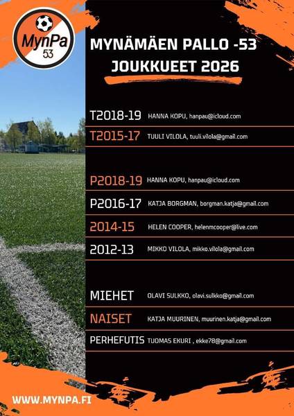 Joukkueet 2026: Tuu mukaan!